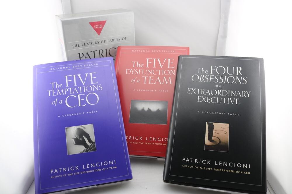 The Leadership Fables of Patrick Lencioni 3-Book Boxed Set Hardcover Limited Edi